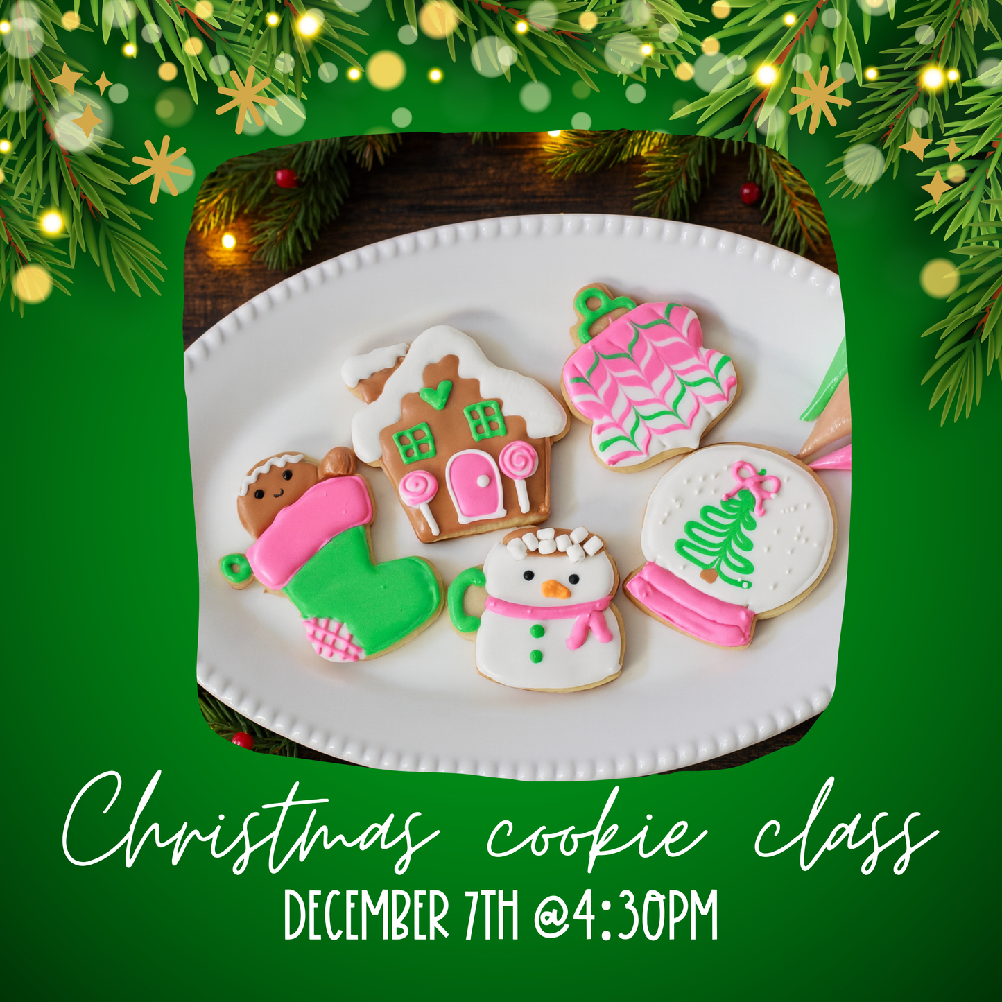 Christmas cookie decorating - Dec 7th @ Chasing Wishes Boutique