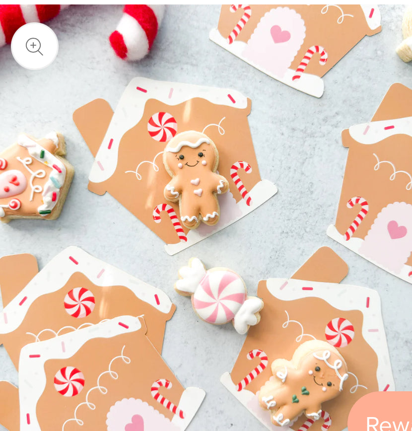 Gingerbread house cookie Card