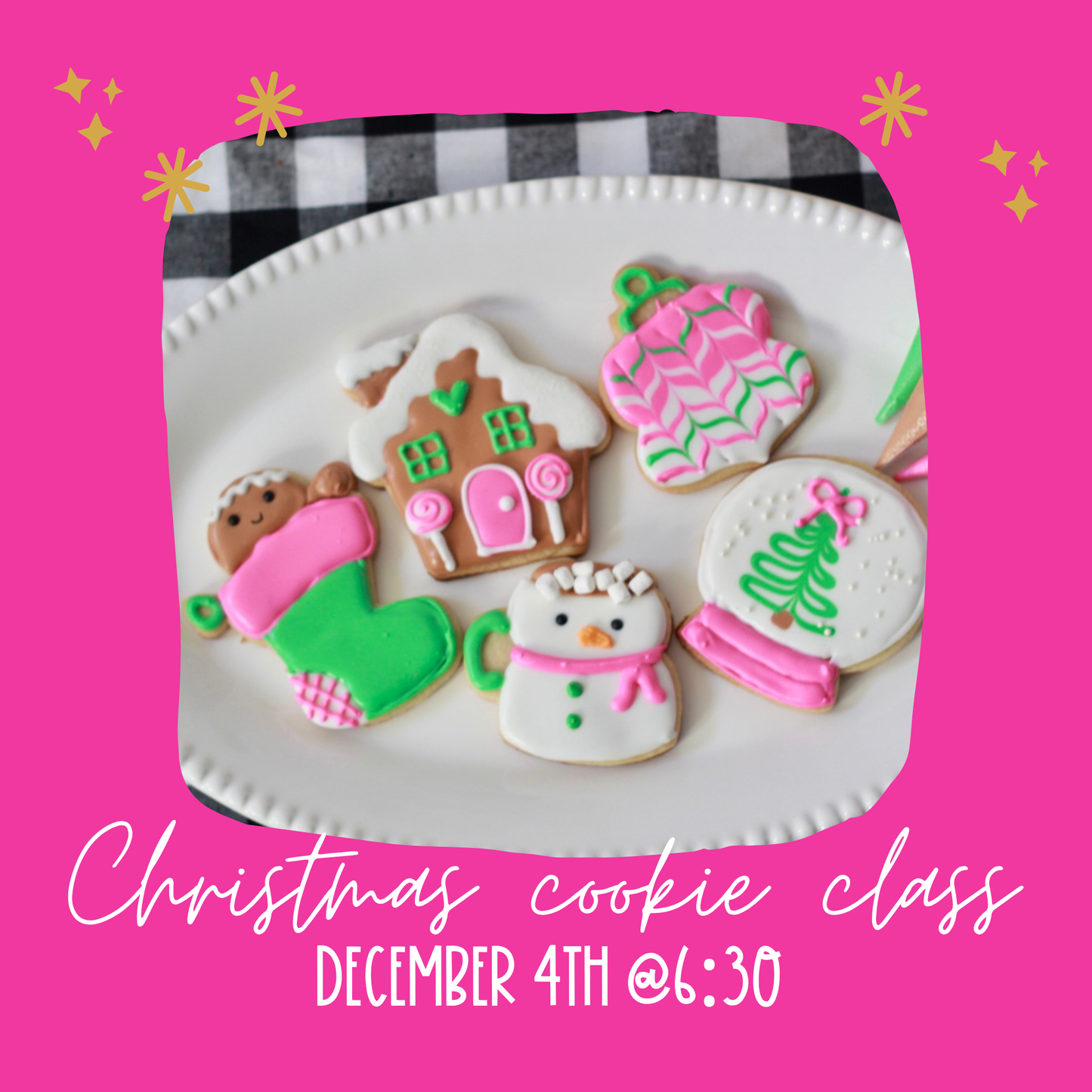Christmas cookie decorating - Dec 4th @ Chasing Wishes Boutique