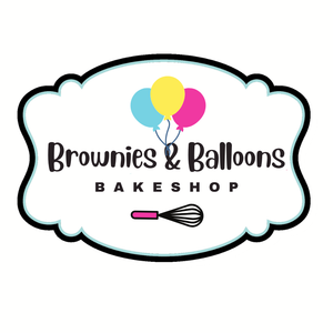 Brownies and Balloons - Custom Sugar Cookies