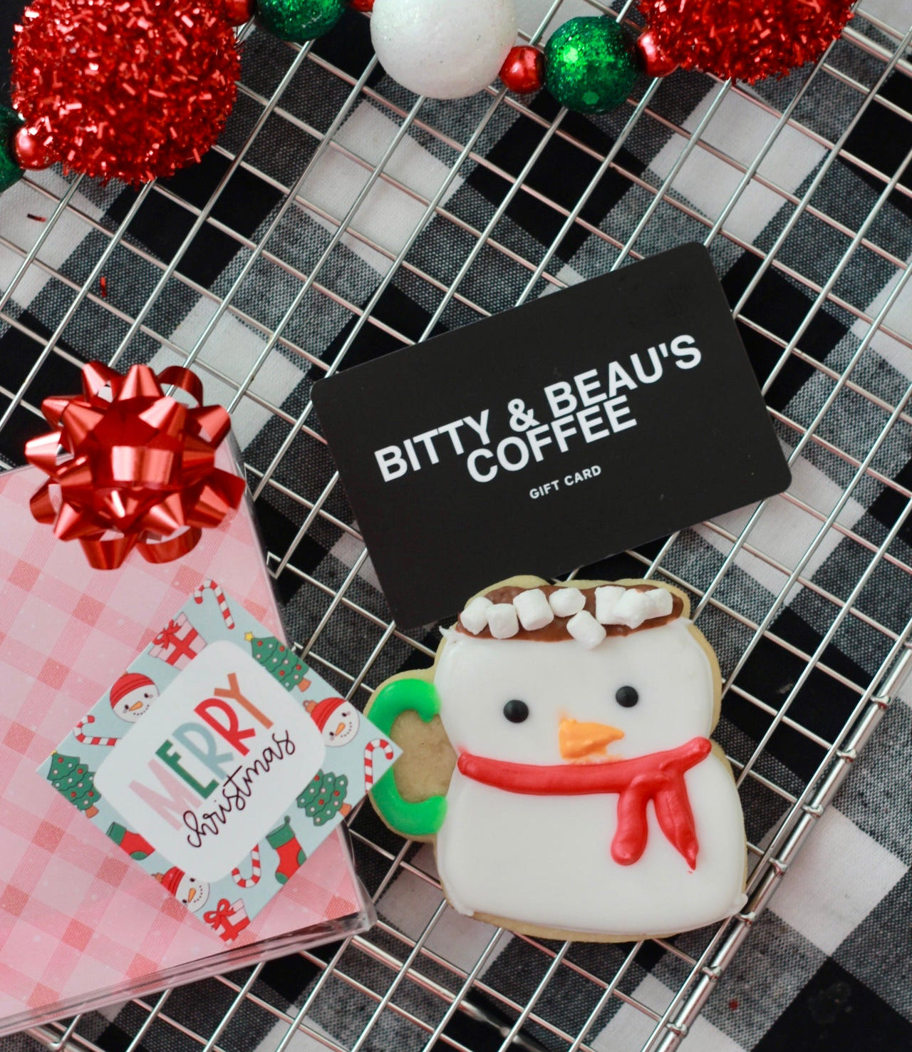 Cookie and $5 Bitty and Beau’s coffee gift card