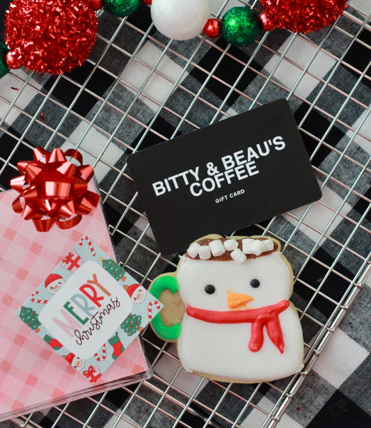 Cookie and $5 Bitty and Beau’s coffee gift card