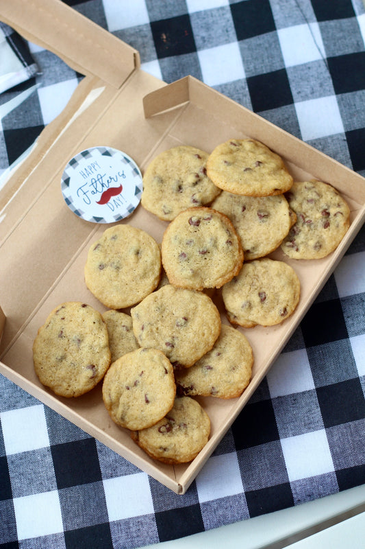 Father’s Day mini choc chip cookies- 1 dozen