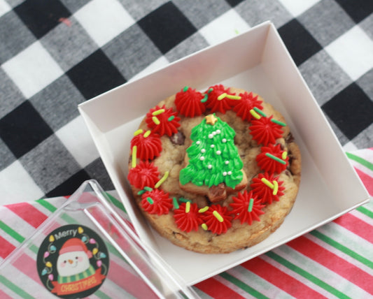 Christmas cookie cake
