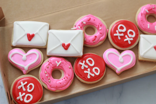Mini Valentine cookies- 1 dozen