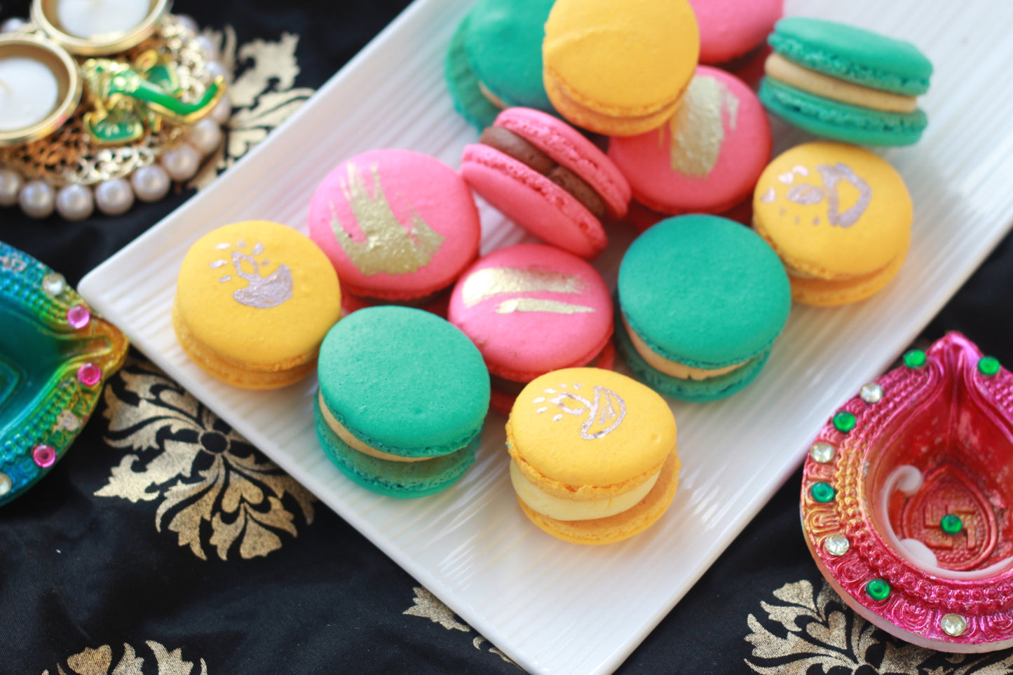 Diwali macarons
