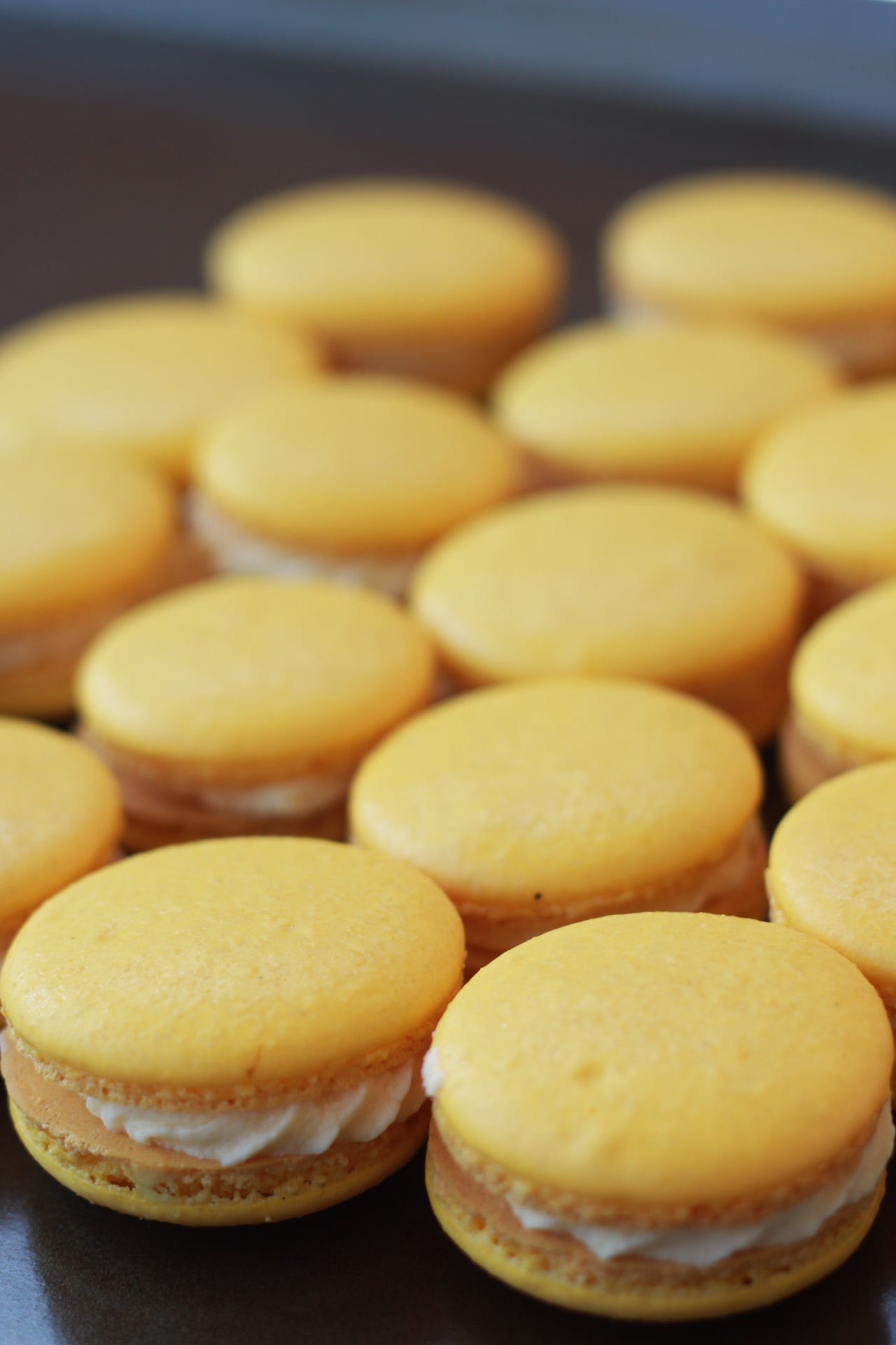 Lemon macarons
