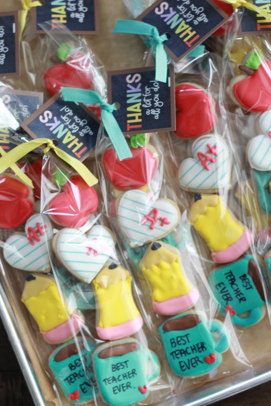 Teacher Appreciation mini cookies (dozen)