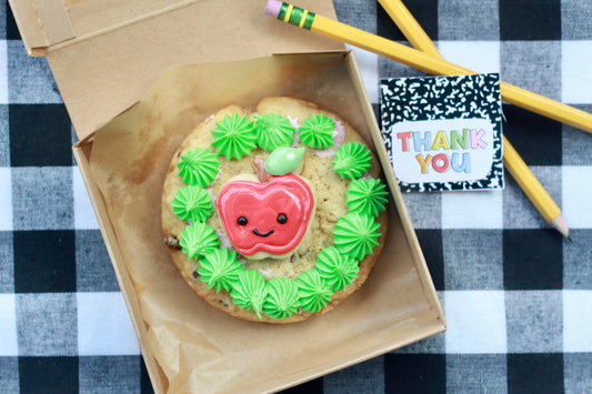 Mini choc chip cookie cake